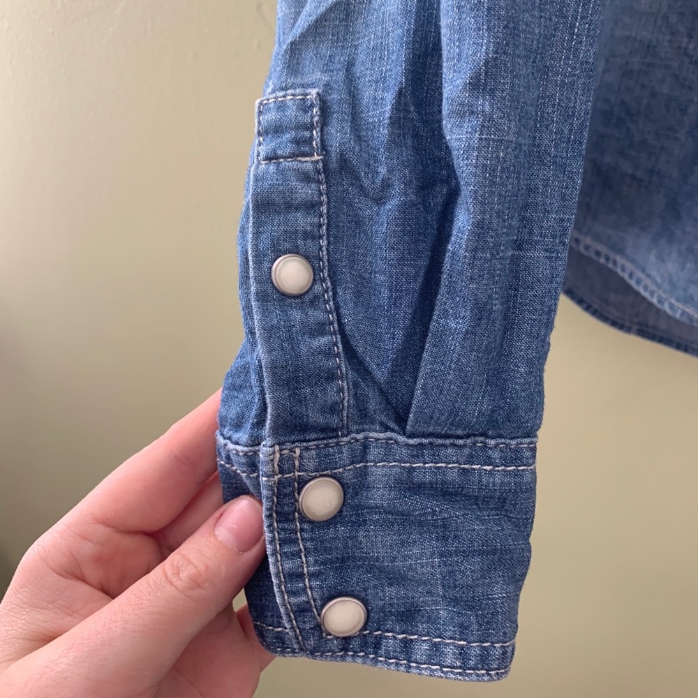 Denim Button Up - Picture 3 of 7